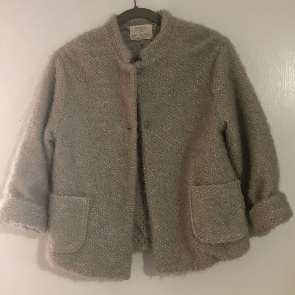 Zara Girls Two Button Outwear Jacket